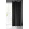 ZATEMŇOVACÍ ZÁVĚS NA KROUŽCÍCH LILI 140X250 CM ČERNÁ