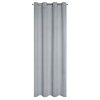 ZATEMŇOVACÍ ZÁVĚS NA KROUŽCÍCH CARLO 135X250 CM ŠEDÁ