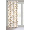 ZATEMŇOVACÍ ZÁVĚS NA KROUŽCÍCH CAREN 140X250 CM VZOROVANÁ