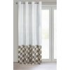 ZATEMŇOVACÍ ZÁVĚS NA KROUŽCÍCH GINA 140X250 CM VZOROVANÁ