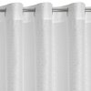 ZÁCLONA NA KROUŽCÍCH SIBEL 300X250 CM BÍLÁ