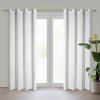 ZATEMŇOVACÍ ZÁVĚS NA KROUŽCÍCH PIERRE 140X250 CM BÍLÁ