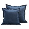 DEKORAČNÍ POVLAK NA POLŠTÁŘ RIA 45X45 CM TMAVĚMODRÁ