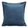 DEKORAČNÍ POVLAK NA POLŠTÁŘ RIA 45X45 CM TMAVĚMODRÁ