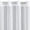 ZÁCLONA NA KROUŽCÍCH LANA 140X250 CM BÍLÁ
