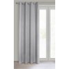 ZÁVĚS NA KROUŽCÍCH LINDA 140X250 CM ŠEDÁ