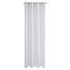 ZÁCLONA NA KROUŽCÍCH ARLONA 140X250 CM BÍLÁ