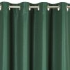 ZATEMŇOVACÍ ZÁVĚS NA KROUŽCÍCH ESSME 140X250 CM ZELENÁ
