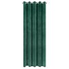 ZATEMŇOVACÍ ZÁVĚS NA KROUŽCÍCH VILLA 140X250 CM TMAVĚZELENÁ