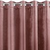ZATEMŇOVACÍ ZÁVĚS NA KROUŽCÍCH VILLA 140X250 CM STARORŮŽOVÁ