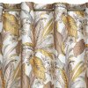 ZATEMŇOVACÍ ZÁVĚS NA KROUŽCÍCH BARI 140X250 CM VZOROVANÁ