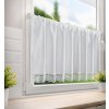 KRÁTKÁ ZÁCLONA NA PÁSCE CLARIE 150X60 CM BÍLÁ