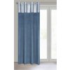 ZATEMŇOVACÍ ZÁVĚS NA KROUŽCÍCH PERI 140X250 CM NÁMOŘNICKÁ MODRÁ