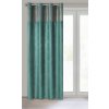 ZATEMŇOVACÍ ZÁVĚS NA KROUŽCÍCH PERI 140X250 CM TYRKYSOVÁ