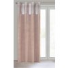 ZATEMŇOVACÍ ZÁVĚS NA KROUŽCÍCH PERI 140X250 CM PÚDROVĚ RŮŽOVÁ