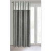 ZATEMŇOVACÍ ZÁVĚS NA KROUŽCÍCH PERI 140X250 CM ŠEDÁ