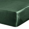 MAKOSATENOVÉ PROSTĚRADLO DINA 180X210 CM TMAVĚZELENÁ