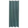 ZÁVĚS NA KROUŽCÍCH CUBE 140X250 CM TMAVĚTYRKYSOVÁ