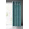 ZATEMŇOVACÍ ZÁVĚS NA KROUŽCÍCH LINDI 140X250 CM TYRKYSOVÁ