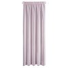 ZÁCLONA NA PÁSCE ALMINA 140X270 CM FIALOVÁ