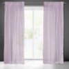 ZÁCLONA NA PÁSCE ALMINA 140X270 CM FIALOVÁ