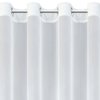 ZÁCLONA NA KROUŽCÍCH SOLEI 140X250 CM BÍLÁ