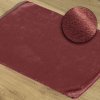 PŘEDLOŽKA DO KOUPELNY EMILIO 50X70 CM BORDOVÁ