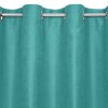 ZATEMŇOVACÍ ZÁVĚS NA KROUŽCÍCH ADA 140X250 CM TYRKYSOVÁ