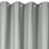 ZATEMŇOVACÍ ZÁVĚS NA KROUŽCÍCH AGGIE 140X250 CM ŠEDÁ
