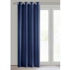 ZÁVĚS NA KROUŽCÍCH RITA 140X250 CM TMAVĚMODRÁ