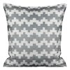 DEKORAČNÍ POVLAK NA POLŠTÁŘ GEO 45X45 CM VZOROVANÁ