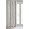 ZÁVĚS NA KROUŽCÍCH MADISON 140X250 CM STŘÍBRNÁ