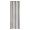 ZÁVĚS NA KROUŽCÍCH MADISON 140X250 CM STŘÍBRNÁ
