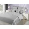 LOŽNÍ POVLEČENÍ NOVA3 180X200CM, 2KS 70X80CM SVĚTLEŠEDÁ