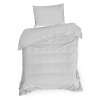 LOŽNÍ POVLEČENÍ DINA 220X200 CM, 2KS 70X80 CM SVĚTLEŠEDÁ