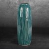 DEKORAČNÍ VÁZA REA (01) (FI) 17X36 CM ZELENÁ