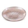 SKLENĚNÝ DEKORAČNÍ TALÍŘ BENA (02) STARORUŽOVÁ