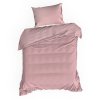 LOŽNÍ POVLEČENÍ DELIA 140X200 CM, 1KS 70X80 CM PÚDROVÁ