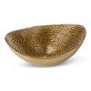 DEKORAČNÍ MISKA MARGOT (01) 23X18X9 CM ZLATÁ