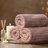 BAVLNĚNÝ RUČNÍK TERRA COLLECTION AVINION1 50X90 CM STARORUŽOVÁ