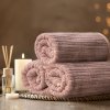 BAVLNĚNÝ RUČNÍK TERRA COLLECTION AVINION1 70X140 CM STARORUŽOVÁ