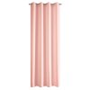 ZÁVĚS NA KROUŽCÍCH RITA 140X250 CM SVĚTLERŮŽOVÁ