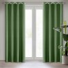 ZÁVĚS NA KROUŽCÍCH RITA 140X250 CM TMAVĚZELENÁ