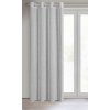 ZÁVĚS NA KROUŽCÍCH AMARI 140X250 CM ŠEDÁ