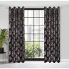 ZATEMŇOVACÍ ZÁVĚS NA KROUŽCÍCH GLORIA 140X250 CM VZOROVANÁ
