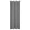 ZATEMŇOVACÍ ZÁVĚS NA KROUŽCÍCH LIDIA 140X250 CM ŠEDÁ