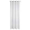 ZÁCLONA NA KROUŽCÍCH MARGO 140X250 CM BÍLÁ