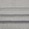 BAVLNĚNÝ RUČNÍK IRENE 70X140 CM STŘÍBRNÁ