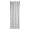 ZÁCLONA NA KROUŽCÍCH ELSA 140X250 CM BÍLÁ