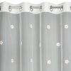 ZÁCLONA NA KROUŽCÍCH ELSA 140X250 CM BÍLÁ